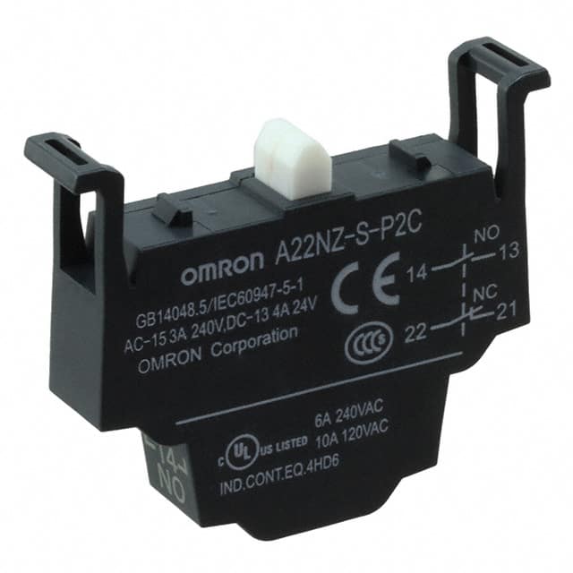 A22NZ-S-P2C CONTACT BLOCK DPST 10A 120V