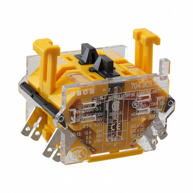 704.905.4 CONTACT BLOCK DPST-NC 6A 500V