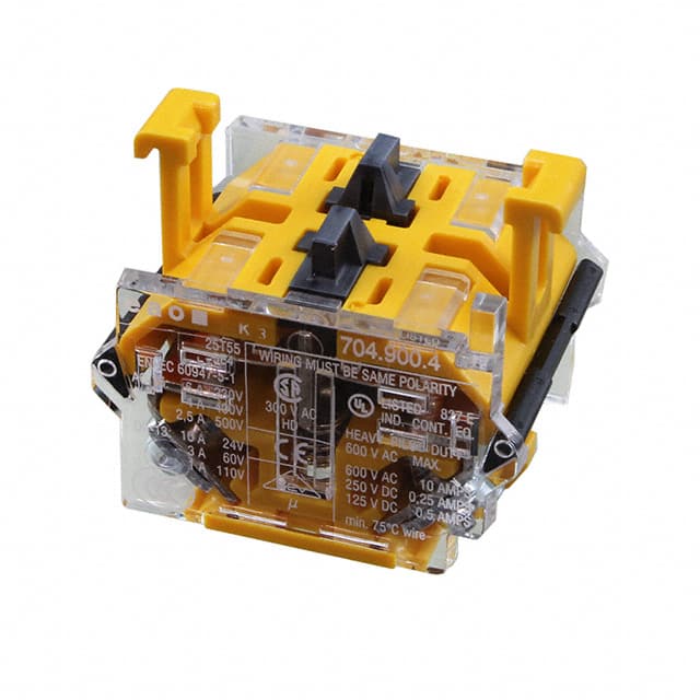 704.900.4 CONTACT BLOCK DPST-NC 10A 500V