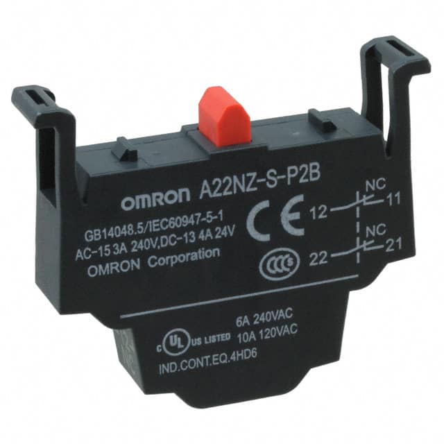 A22NZ-S-P2B CONTACT BLOCK DPST-NC 10A 120V