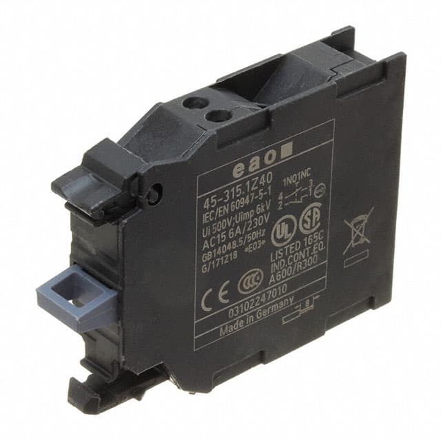 45-315.1Z40 CONTACT BLK DPST-NO/NC 10A 230V