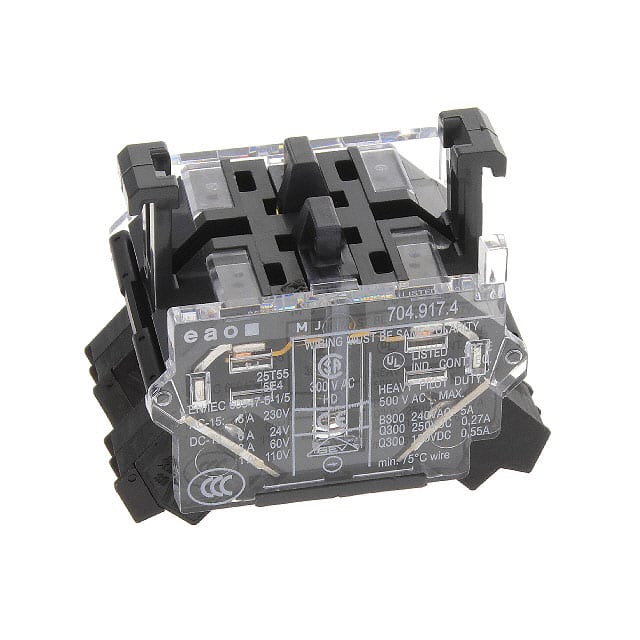 704.917.4 CONTACT BLOCK DPST-NC 6A 250V