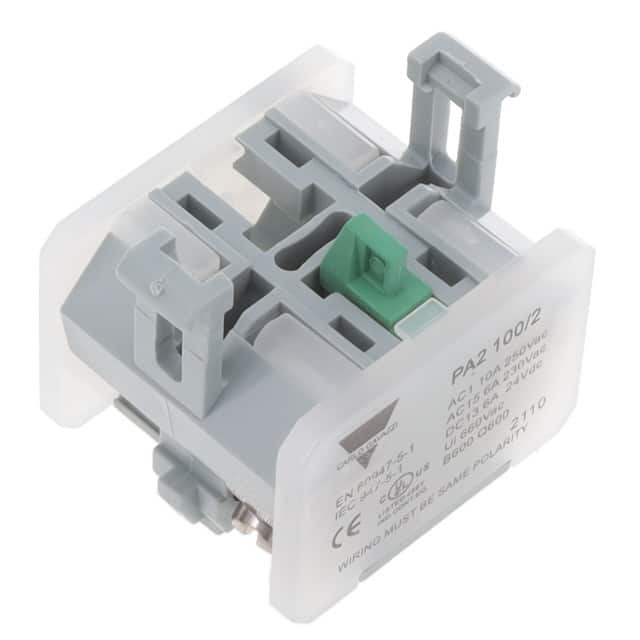 PA2100/2 CONTACT BLOCK SPST-NO 10A 250V