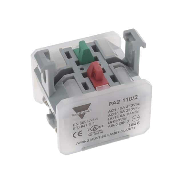 PA2110/2 CONTACT BLOCK DPST 10A 250V