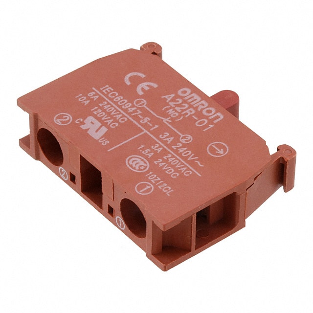 A22R-01 CONTACT BLOCK SPST-NC 10A 120V