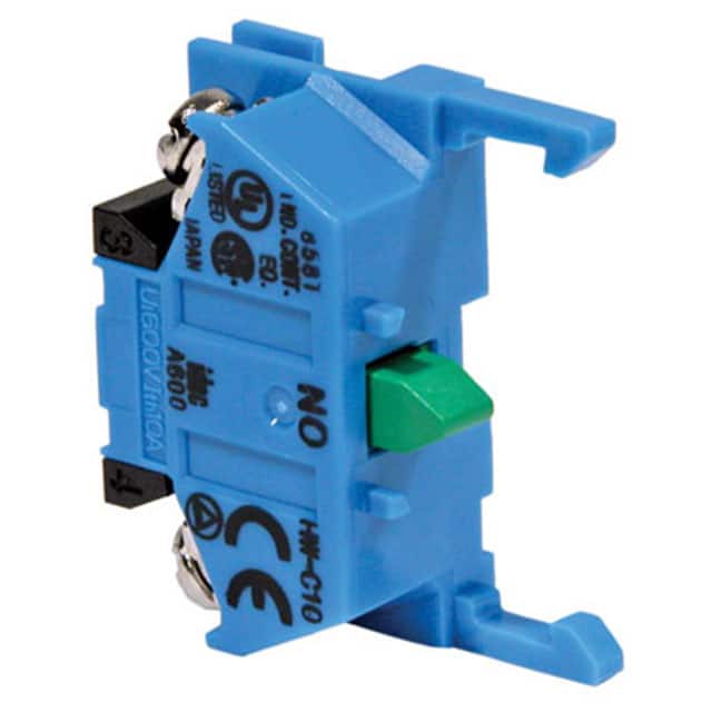 HW-C10 CONTACT BLOCK SPST-NO 10A 110V