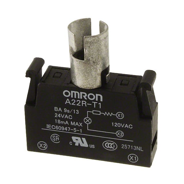 A22R-T1 CONFIG SWITCH LAMP SOCKET 120V
