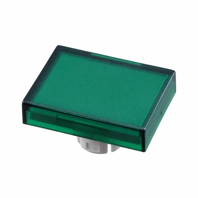 61-9681.5 CONFIG SWITCH LENS GREEN RECT