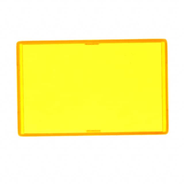 A0261C CONFIG SWITCH LENS AMBER RECT