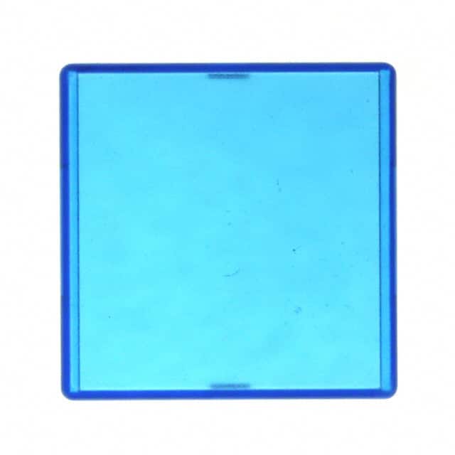 A0262F CONFIG SWITCH LENS BLUE SQUARE