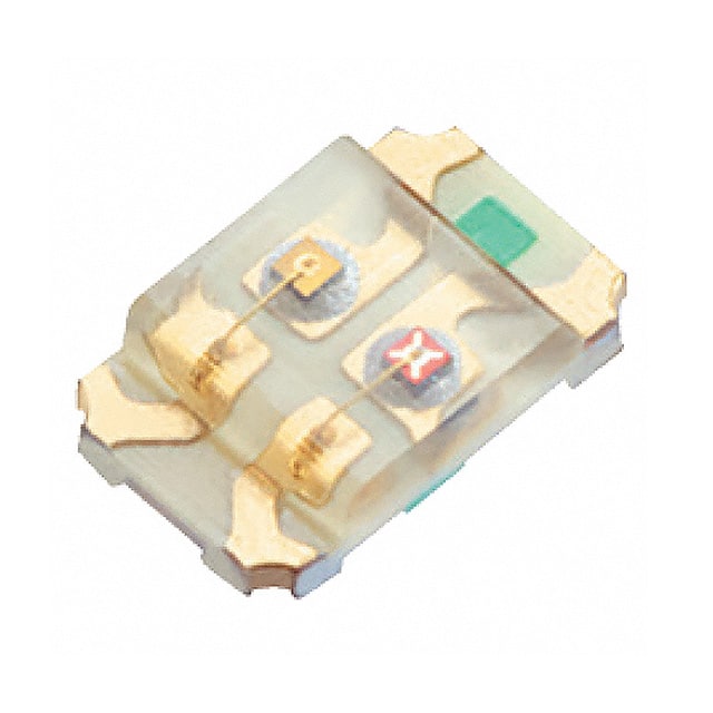 XZCBDMOK54W-4 LED BLUE/ORANGE CLEAR CHIP SMD