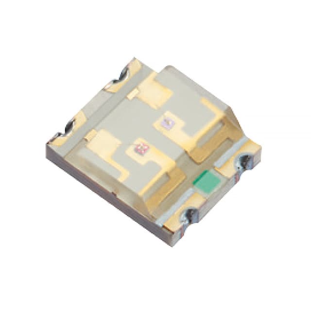 XZMDKCBD57W LED BLUE/RED CLEAR 4SMD