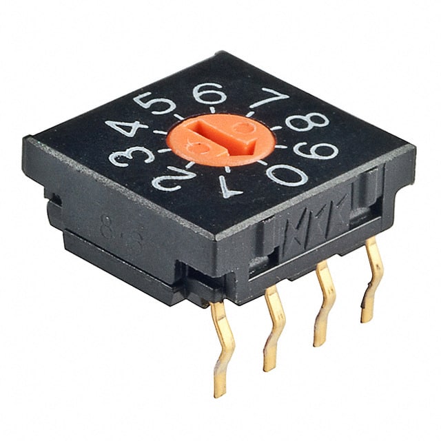 FR01FR10P-W-S SWITCH ROTARY DIP BCD 100MA 5V