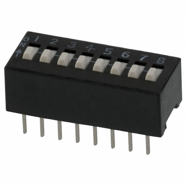 208-8 SWITCH SLIDE DIP SPST 50MA 24V