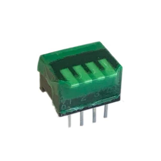 195-4MST SWITCH PIANO DIP SPST 50MA 24V