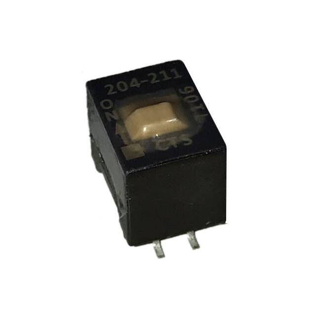 204-211ST SWITCH SLIDE DIP DPST 50MA 24V