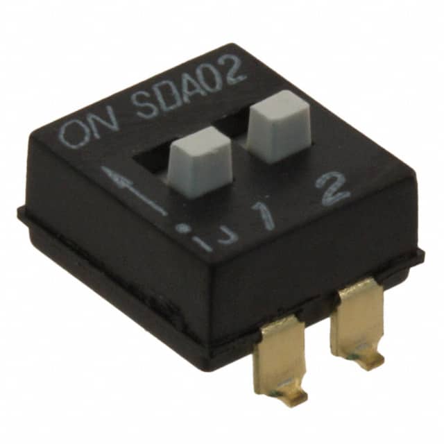 SDA02H1SBD SWITCH SLIDE DIP SPST 25MA 24V