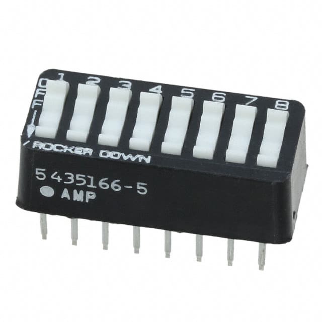5435166-5 SWITCH ROCKER DIP SPST 25MA 24V