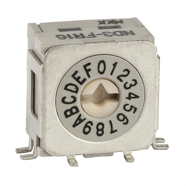 ND3FR16H SWITCH ROTARY DIP HEX 100MA 5V