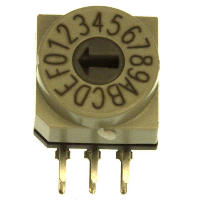 PT65103L254 SWITCH ROTARY DIP HEX 150MA 24V