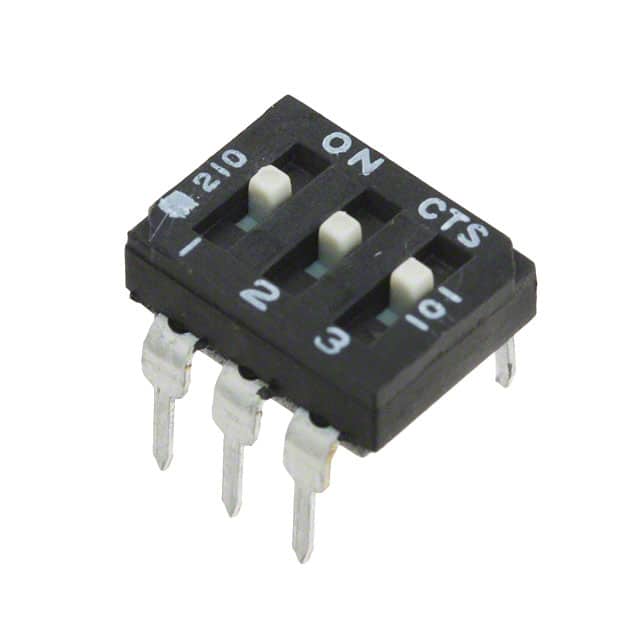 210-3MS SWITCH SLIDE DIP SPST 100MA 20V