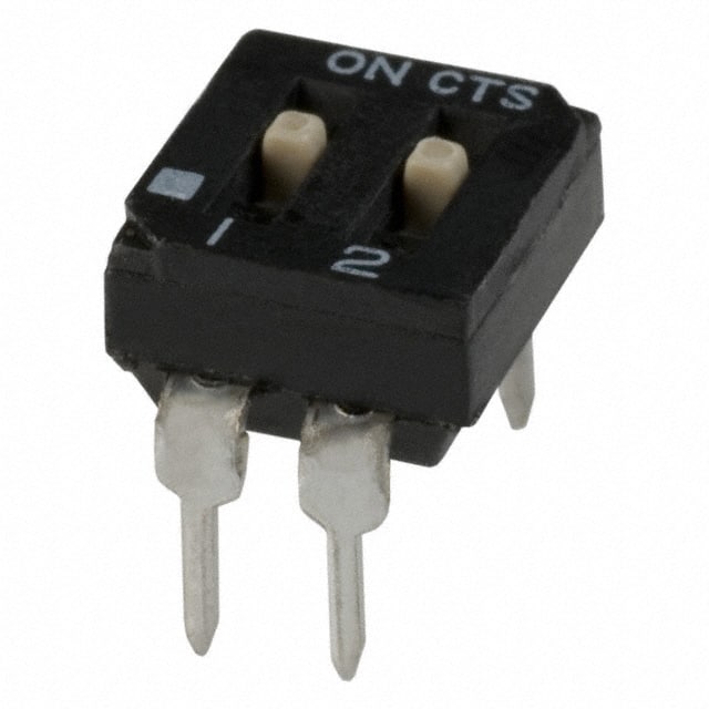 209-2LPST SWITCH SLIDE DIP SPST 100MA 20V
