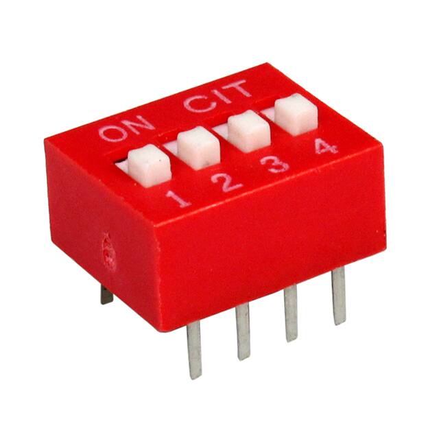 KG04E SWITCH SLIDE DIP 4POS 25MA 24V