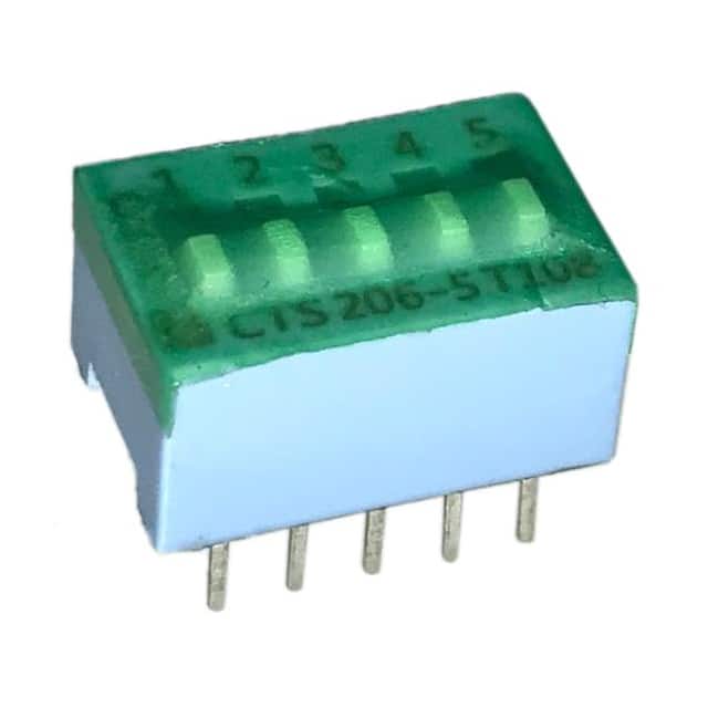 206-5ST SWITCH SLIDE DIP SPST 50MA 24V