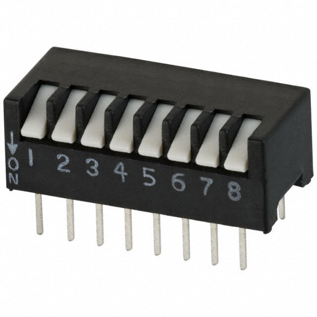 195-8MST SWITCH PIANO DIP SPST 50MA 24V