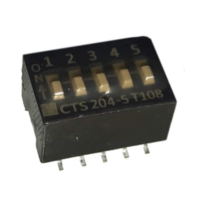 204-5ST SWITCH SLIDE DIP SPST 50MA 24V