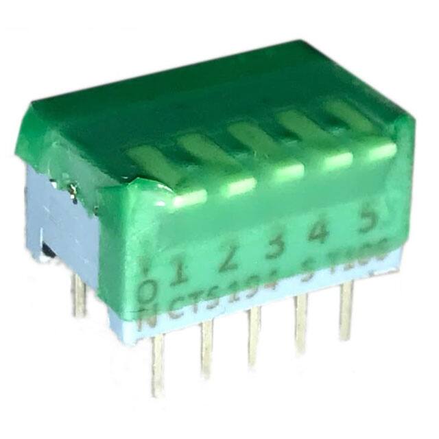 194-5MST SWITCH PIANO DIP SPST 50MA 24V