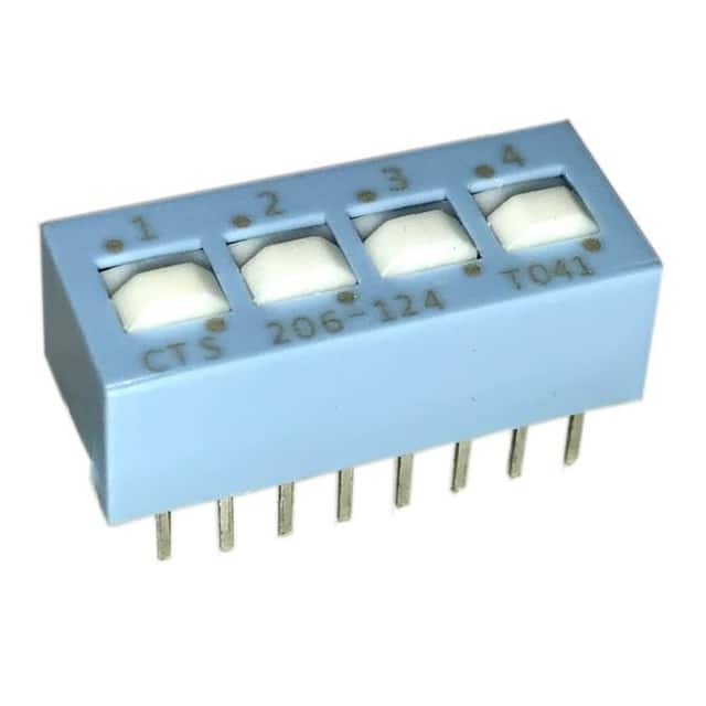 206-124 SWITCH SLIDE DIP SPDT 50MA 24V