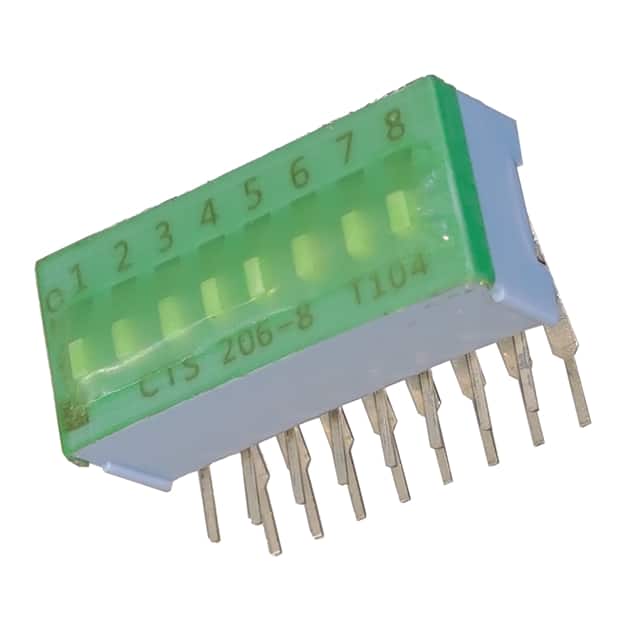 206-8RAST SWITCH SLIDE DIP SPST 50MA 24V
