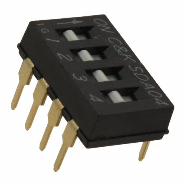 SDA04H0BD SWITCH SLIDE DIP SPST 25MA 24V
