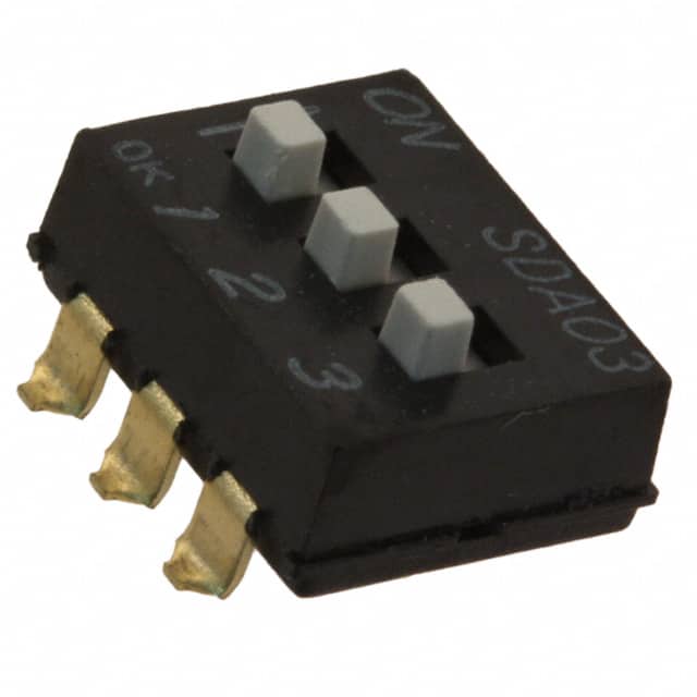 SDA03H1SBD SWITCH SLIDE DIP SPST 25MA 24V