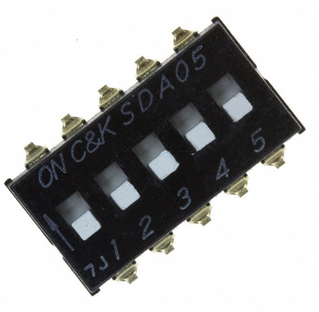 SDA05H1SBD SWITCH SLIDE DIP SPST 25MA 24V