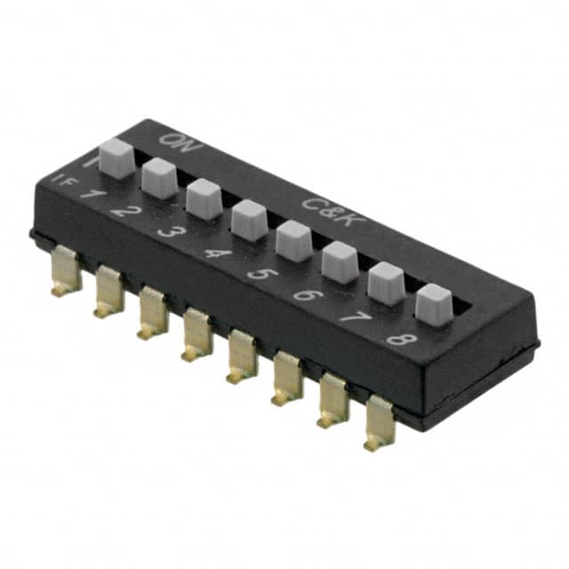 SDA08H1SBD SWITCH SLIDE DIP SPST 25MA 24V