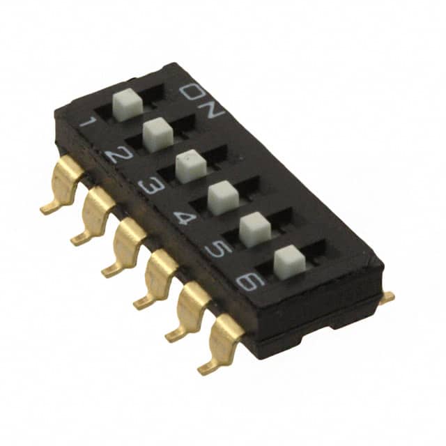 A6S-6104-H SWITCH SLIDE DIP SPST 25MA 24V