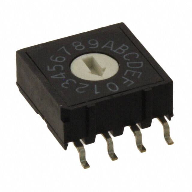 A6RS-162RF SWITCH ROTARY DIP HEX 25MA 24V