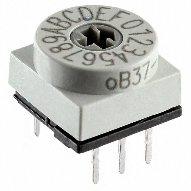 PT65703 SWITCH ROTARY DIP HEX 150MA 24V