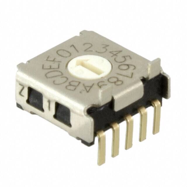 A6KSV-164RF-R100 SWITCH ROTARY DIP HEX 25MA 24V