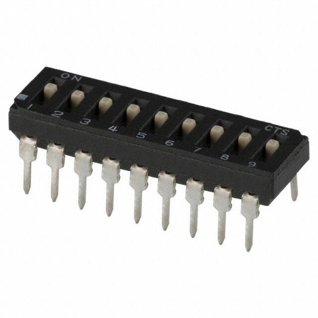 209-9MS SWITCH SLIDE DIP SPST 100MA 20V