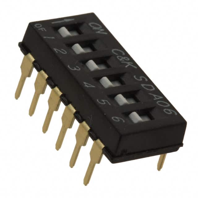 SDA05H0BD SWITCH SLIDE DIP SPST 25MA 24V