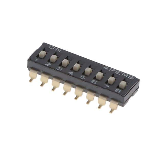 DM08 SWITCH SLIDE DIP SPST 25MA 24V