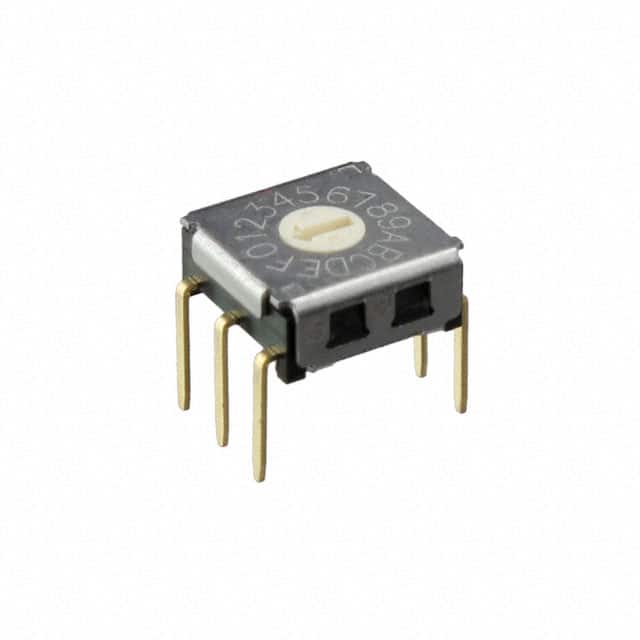 A6K-162RF SWITCH ROTARY DIP HEX 25MA 24V