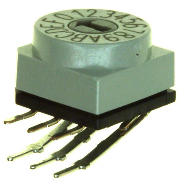 PT65106L254 SW ROTARY DIP HEX COMP 150MA 24V