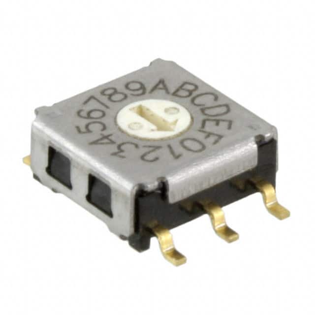 A6KS-162RF-R100 SWITCH ROTARY DIP HEX 25MA 24V