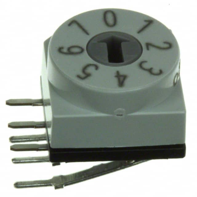 PT65127L254 SW ROTARY DIP OCT COMP 150MA 24V
