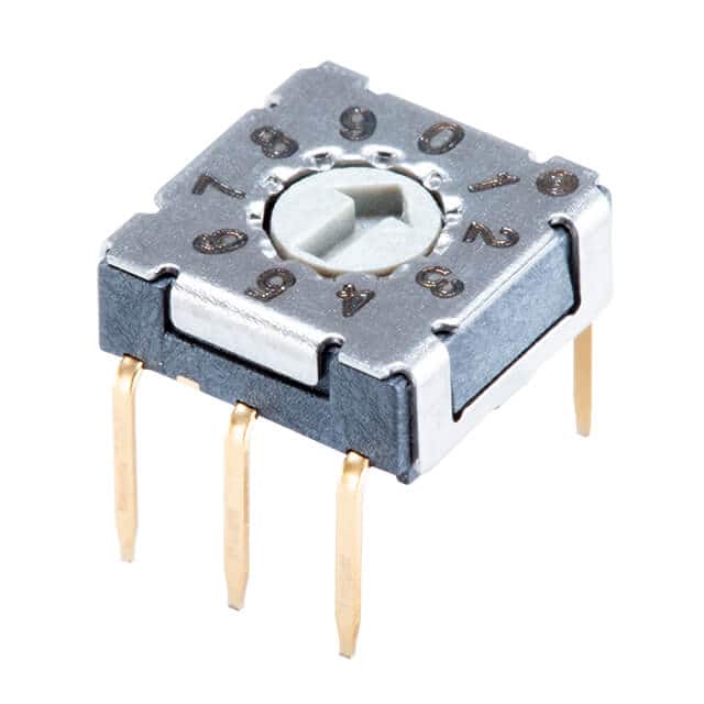 RDS-10S-7229-A-D 10 POSITION, THROUGH HOLE, 5.08