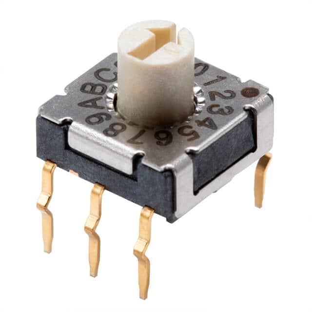 RDS-16S-7229-R-CR 16 POSITION, THROUGH HOLE, 5.08